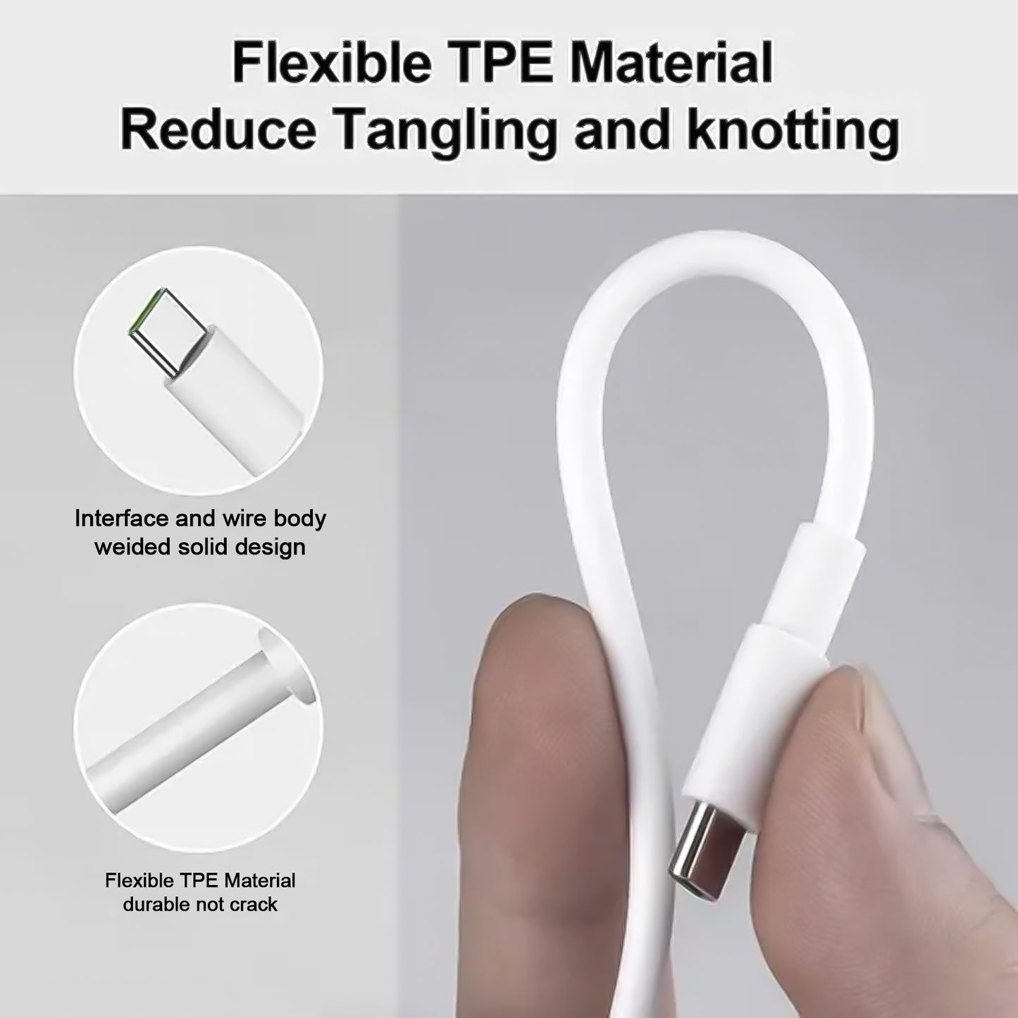 Type C Data Cable Fast Charging Cable (1 Mtr. 1 Pc)