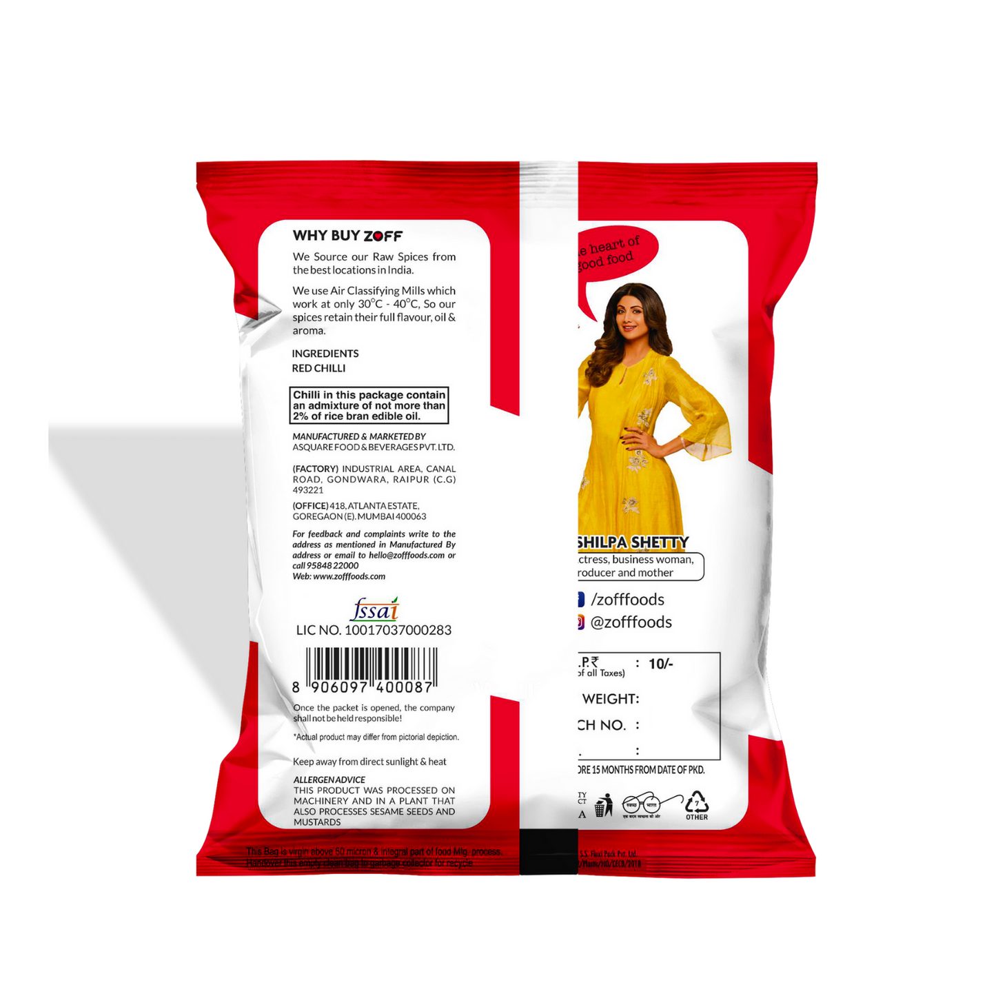 Zoff Red Chilli Powder 10Rs