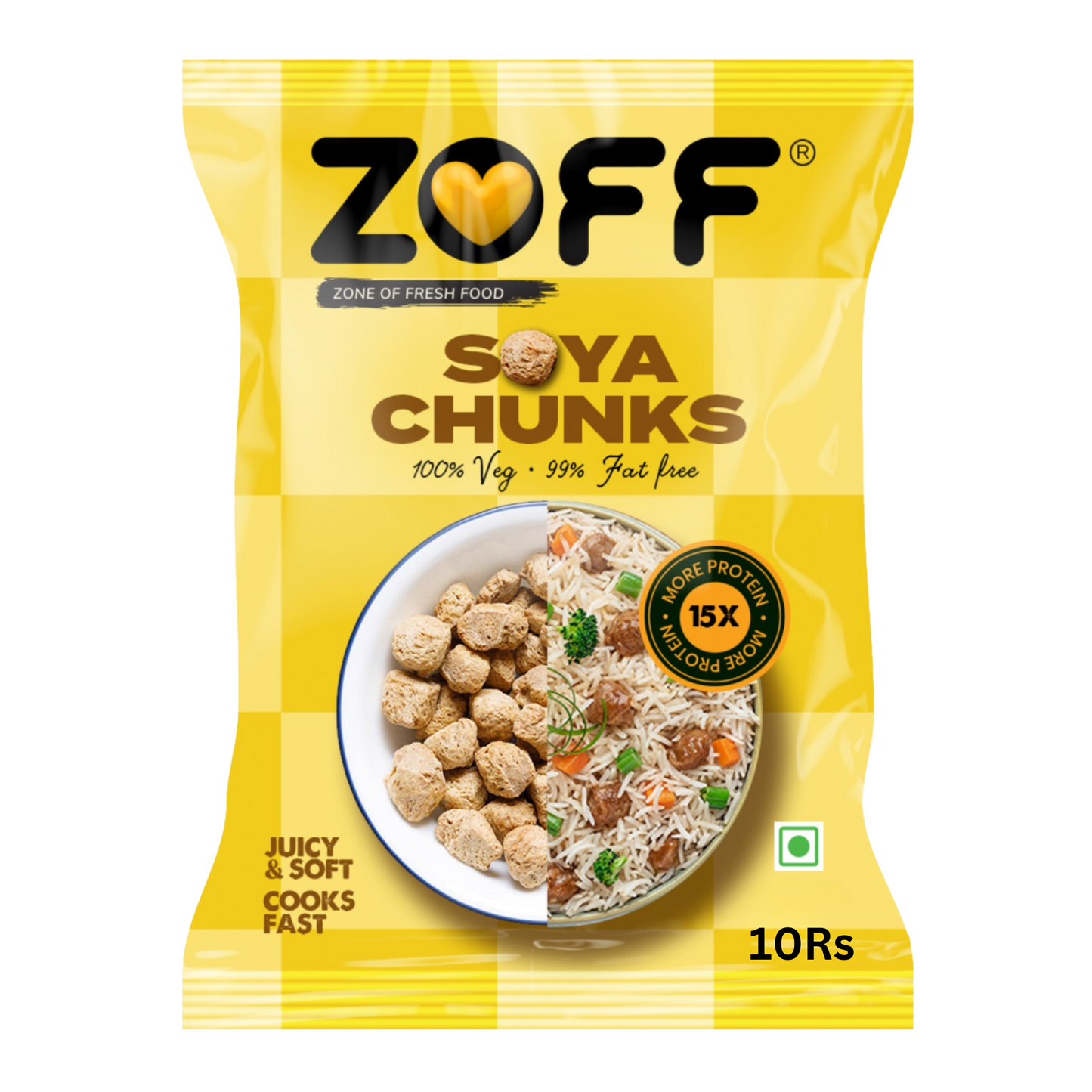 Zoff Soya Chunks 10 Rs