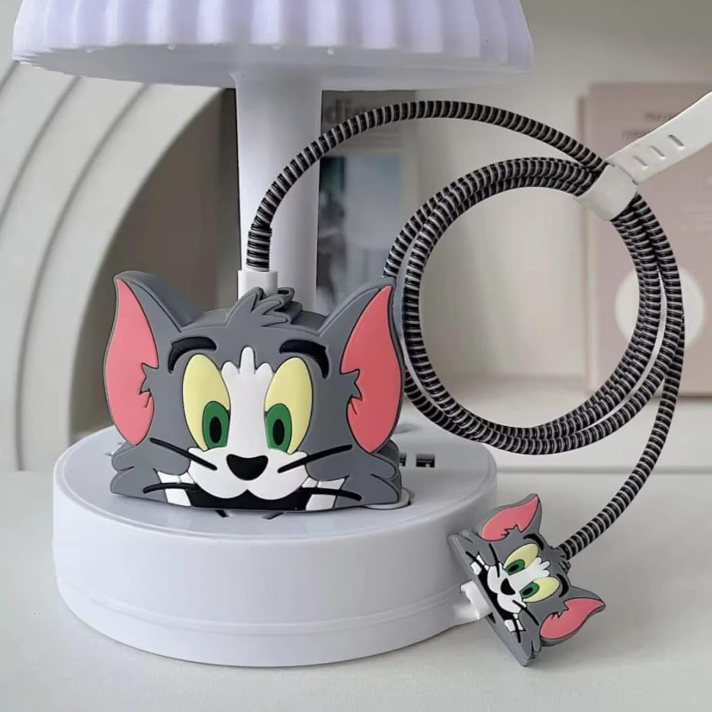 Cartoon Character Silicon Charger Case Cover For Ip 18-20w (Mix Design 1 Pc)
