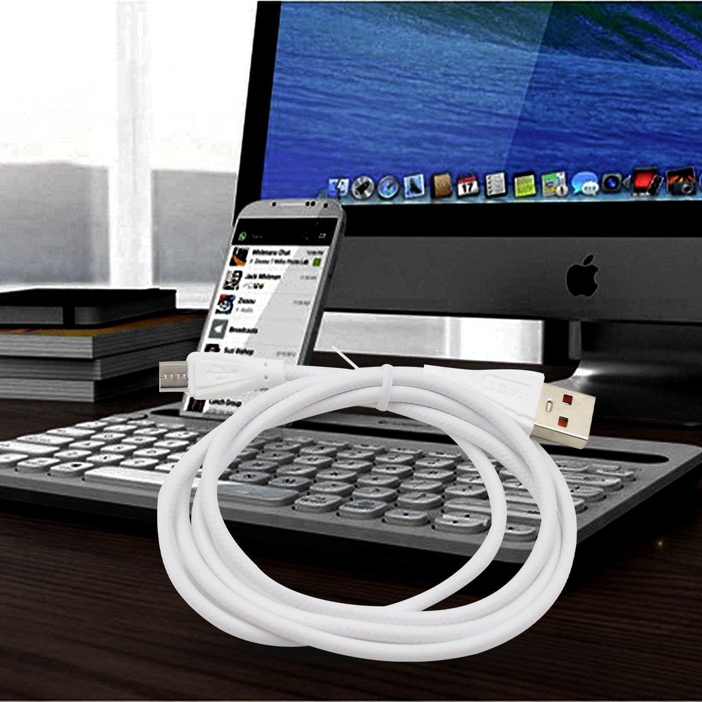 Fast Charging For Android Data Transfer Long Micro Cable (950 Mm)
