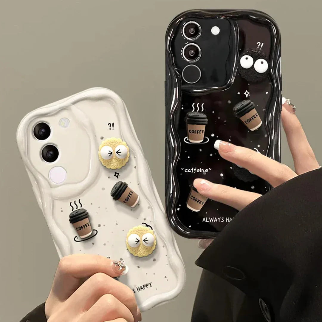 3D Coffee Mug Cartoon Case For Samsung.