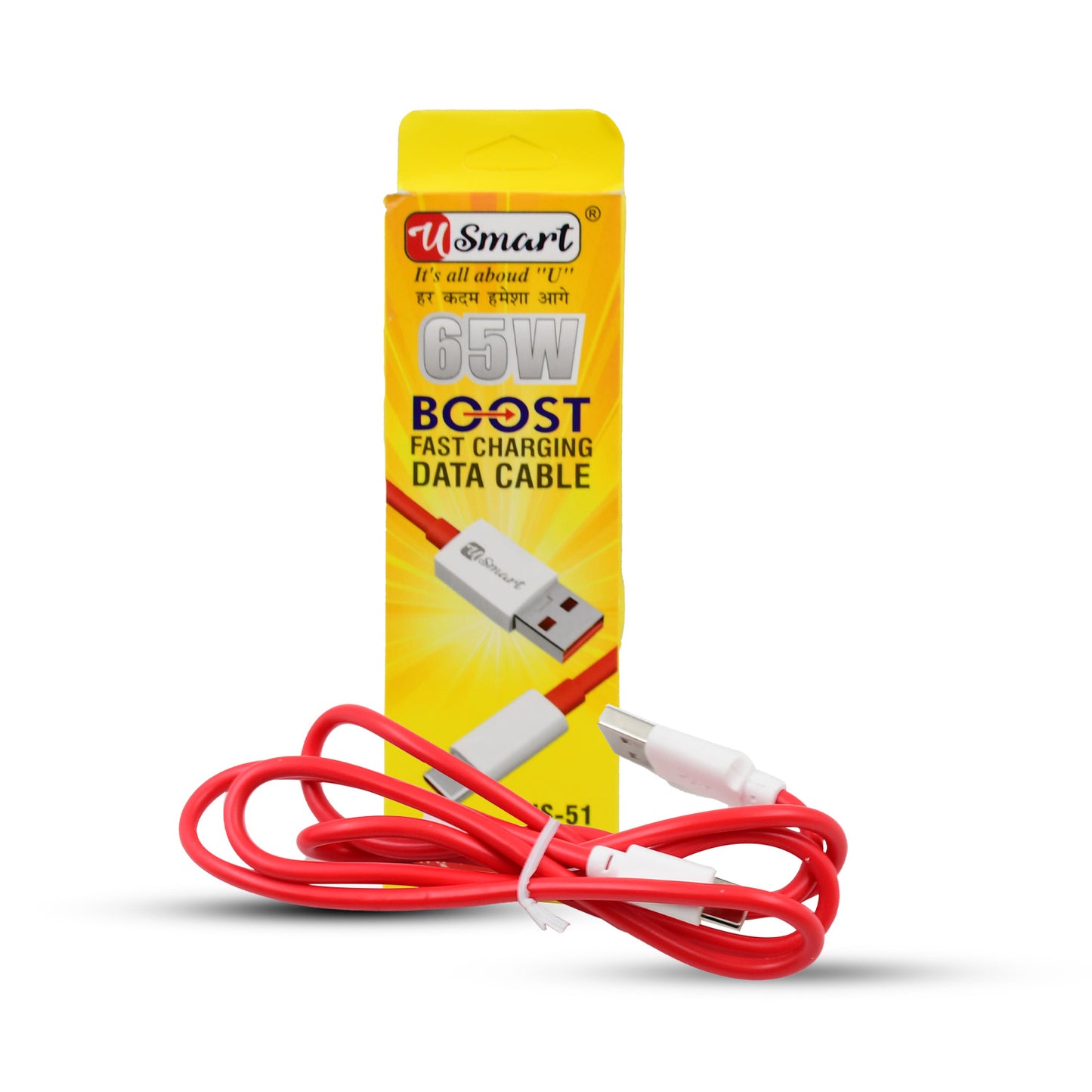 Type C Data Cable Fast Charging Data Cable (1000 Mm 65w 1 Pc)
