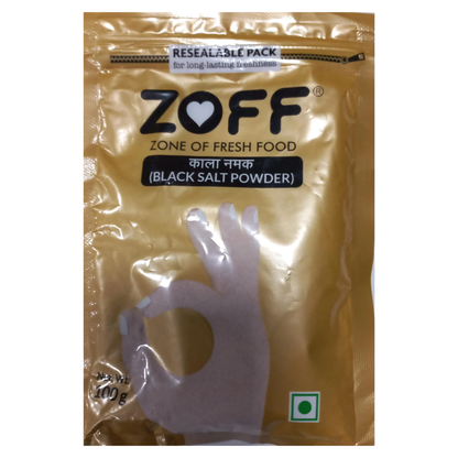 Zoff Black Salt Powder 100Gm