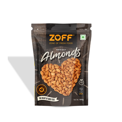 Zoff Almonds 500Gm- Independent