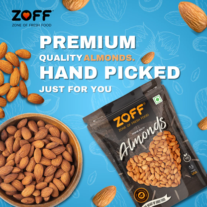 Zoff Almonds 500Gm- Independent