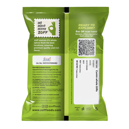 Zoff Cumin whole 10Rs